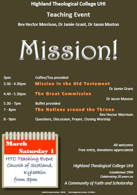 Mission teaching day poster