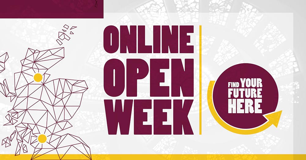 Online Open Week Find your future here