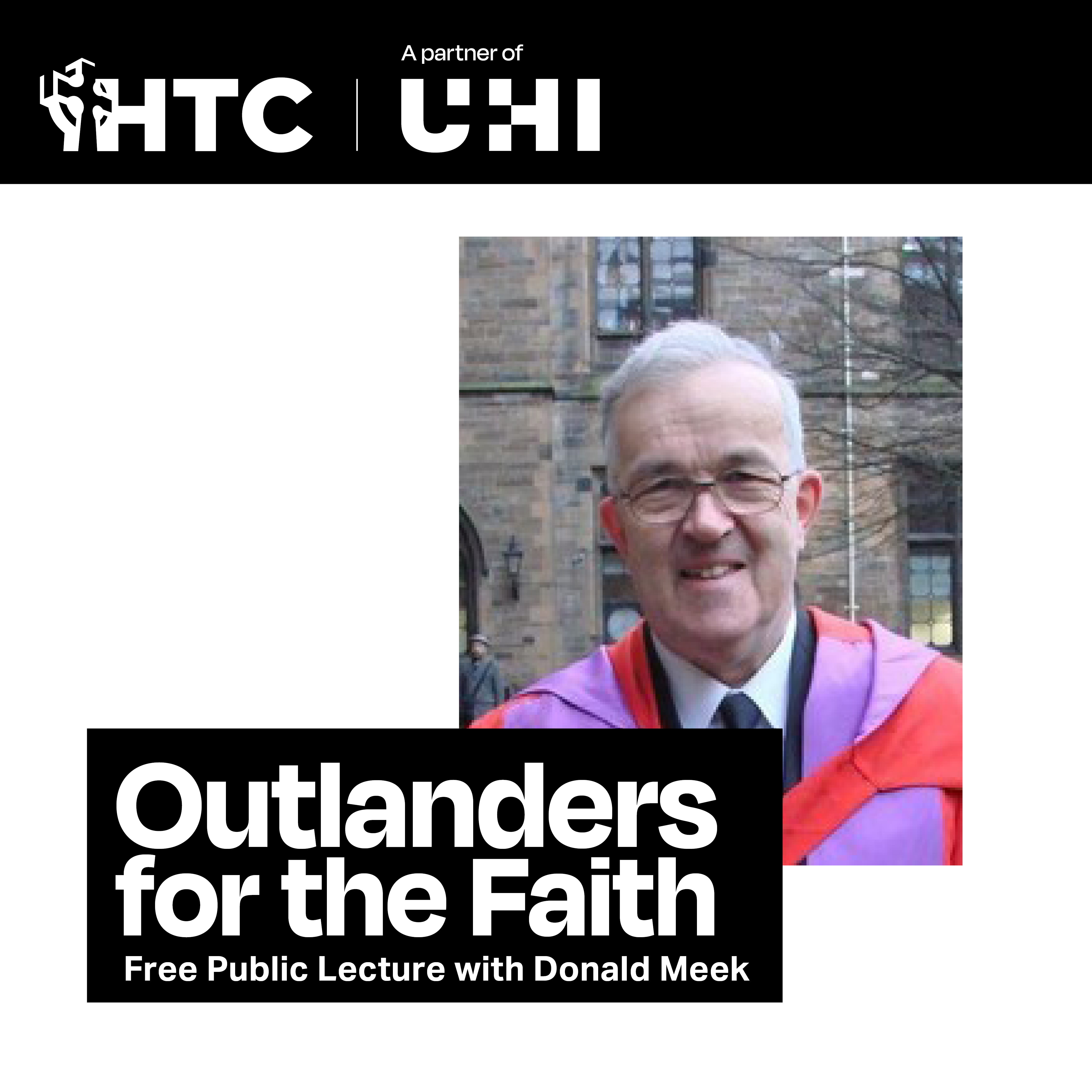 Open Public Lecture with Professor Donald Meek