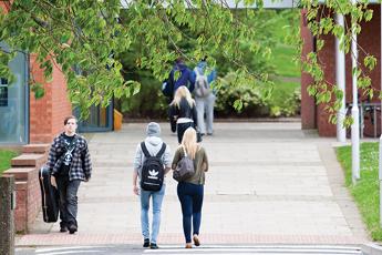 Students at Perth College UHI campus